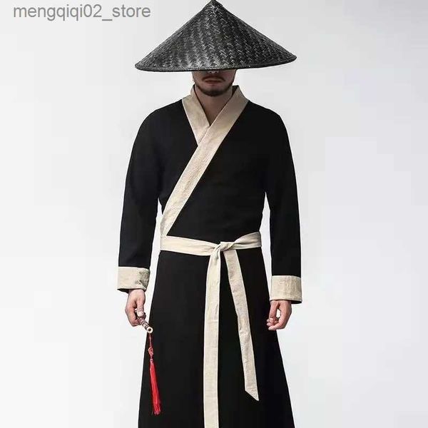 Traje temático Fantasia Homem Aranha Japonês Ninja Chinês Antigos Heróis Robe com / Sem Acessórios Plus Size Halloween Cosplay Comes Men Q240307