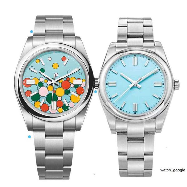 швейцарские часы мужские дизайнерские часы высокого качества автоматические сапфировые 31/36/41 мм механические любители нержавеющей стали montre Blue Pink Watch механизм женские часы