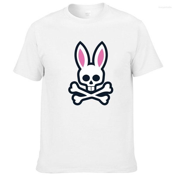 Camiseta masculina camiseta feminina moda esportes camisa casual jogging top verão algodão de manga curta fantasma impressão