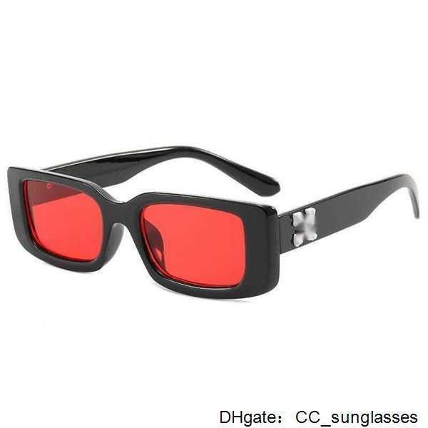 Quadros de luxo offs branco moda óculos de sol seta x quadro óculos rua homens mulheres hip hop sunglasse homens mulheres esportes viagem óculos de sol yrj8