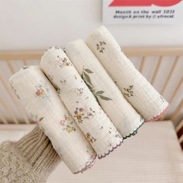 Handtücher Bademäntel MILANCEL Säuglingshandtuch Niedliche weiche Gaze aus reiner Baumwolle Babywaschlappen Saugfähiges Taschentuch für Kinder 231010