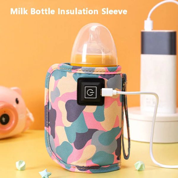 Şişe Isıtıcıları Sterilizatörler# Bebek Milk Iarmer Babalık Yalıtım Torbası USB Dijital Ekran Bebek Hemşirelik Isıtıcı Taşınabilir Şişe Isıtıcı Termal Bag 231010