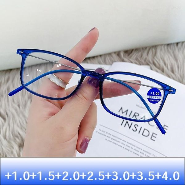 Sonnenbrille Unisex Klassische Flexible Lesebrille Männer Frauen Ultraleicht TR90 Rahmen Brillen Presbyopie Brillen Dioptrien 1,0 bis 4,0
