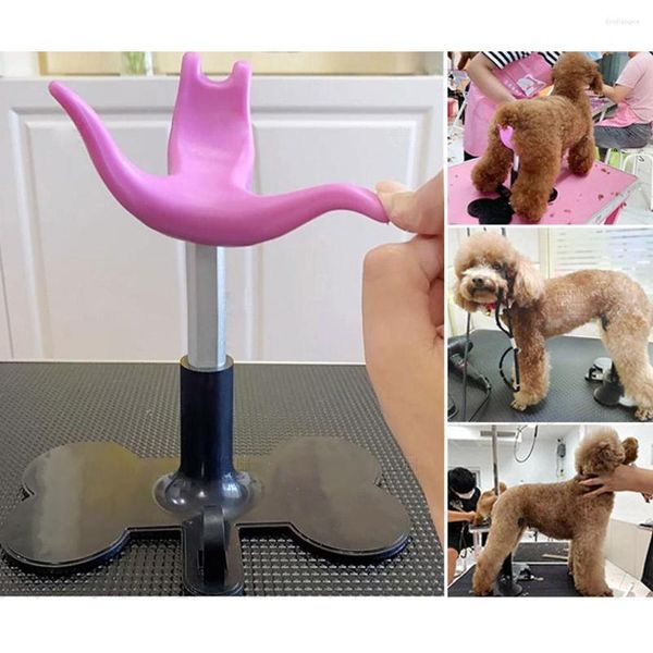 Vestuário para cães Suporte auxiliar de pé Escada mágica Pet Groomer Ferramentas fixas Cuidados Pequeno banco de silicone macio