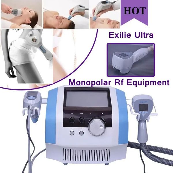 Equipamento estético Exilie Ultra Ultrasound Emagrecimento Monopolar Rf Face Lifting e Firmeza Rejuvenescimento da Pele Aperte Remoção de Rugas Máquina de Remoção de Celulite