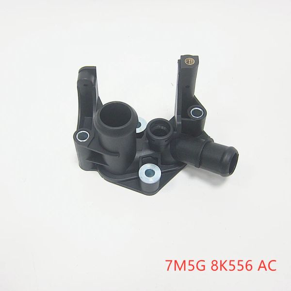 Carcaça do termostato AC para resfriamento de motor de carro 7M5G 8K556 AC para Ford Fiesta 1995-2010 Focus 98-12 C-MAX fusion 2002-2012 1.25 1.4 1.6