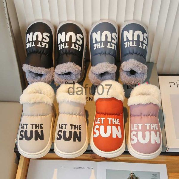 Chinelos nova moda inverno uggs para crianças meninas sapatos de lã crianças sapatos de algodão meninos sapatos quentes sapatos internos frete grátis x1011