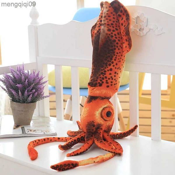 Decorazioni natalizie 60 cm Calamari Polpi Peluche Peluche Impronta divertente animali marini giocattolo Regalo di Natale per donne Bambini Bambini