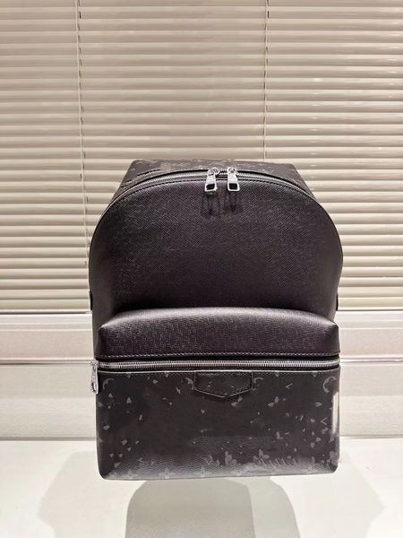 zaino di lusso borsa a tracolla da uomo classica borsa aaa di marca borsa nera di alta qualità con lettera firmata borsa di grande capacità moda l borsa per lo shopping nel fine settimana in viaggio