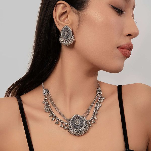SZ0622 Серьги и ожерелья в индийском стиле в индивидуальном цвете