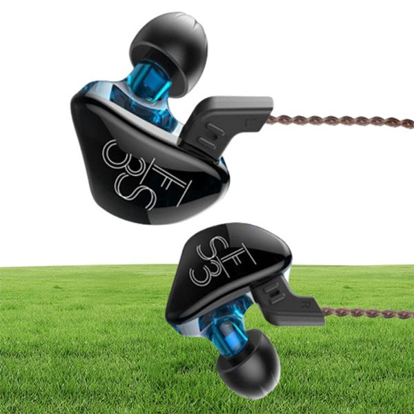 Kopfhörer Ohrhörer KZ ES3 Balanced Armature mit dynamischen Inear-Ohrstöpseln und Kopfhörertreiber-Headset mit Geräuschunterdrückung7032068