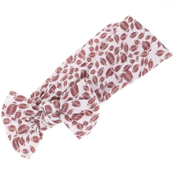 Bandanas para crianças, faixa de cabeça com laço, faixa de cabeça de beisebol para meninas, tecido para crianças pequenas, acessório de cabelo para festa