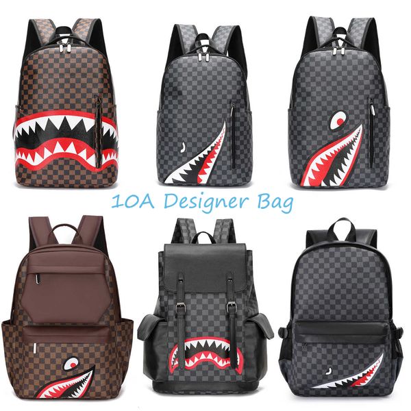 Zaino per ragazze delle scuole superiori Zaini per ragazzi adolescenti Multi tasche Zaini sportivi da uomo di marca Borse da viaggio firmate in pelle