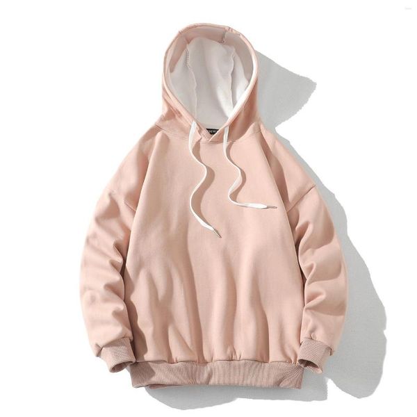 Erkekler için Hoodies Anime Erkekler Erkek Sonbahar Kış Boş Zamanlı Seyahat Seyir Renkli Gevşek Kapüşonlu Drawstring Uzun Konforlu Sarlem