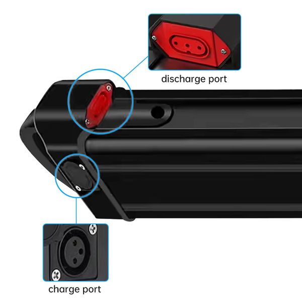 Batteria per bicicletta elettrica 48V 20Ah 20.8Ah per Fiido T1 Cargo L3 Heybike Explore Vivi Z8 Ebike Batteria Akku