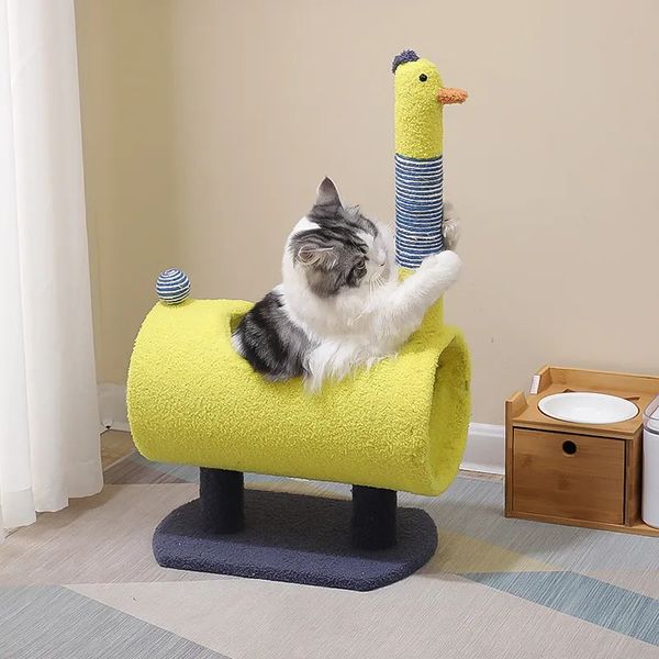 Arranhadores de móveis para gatos, casa de árvore de escalada, estrutura de escalada, poste para arranhar para gatos, placa de torre, produtos para animais de estimação, móveis para animais de estimação, arranhador de gato fofo 231011