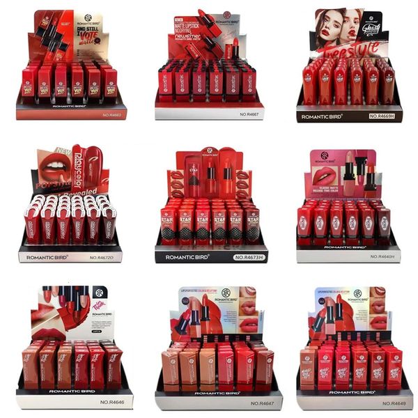 Rossetto 24 pezzi confezione di rossetti opachi set 12 colori stick per labbra in velluto impermeabile a lunga durata 24 ore per ragazze e donne 231011