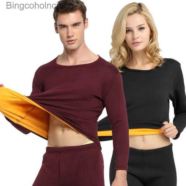 Herren-Thermounterwäsche, Thermo-Unterwäsche für Herren, Winter, Damen, lange Unterhosen, Fleece-Sets, hält bei kaltem Wetter warm, Größe L bis 6XLL231011