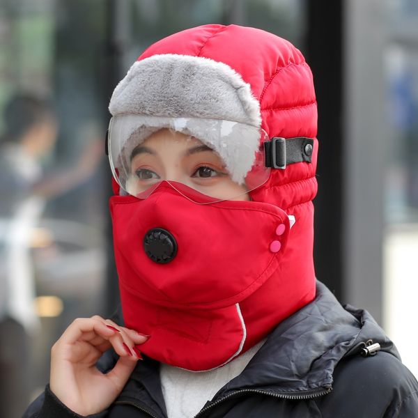 Stilista di moda ventilato ciclismo sci cappello invernale berretto caldo in autunno in alto lavoro berretto per il tempo gelido