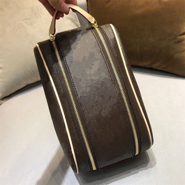 Bolsa de maquiagem de viagem designer de moda feminina sacos de compras de luxo bolsa de moda famosa marca de higiene pessoal bolsa de cosméticos