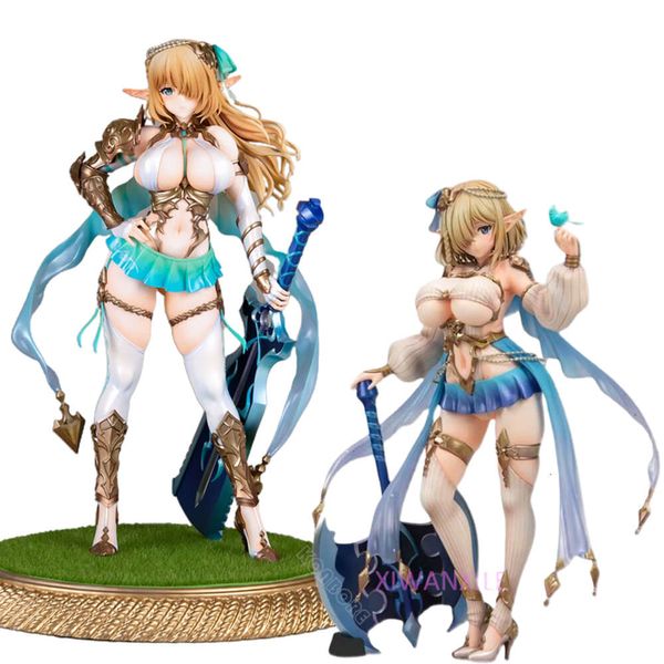 Trajes de mascote Trajes de mascote 25 cm Vertex Elf Village 8º Aldeão Cecile Antena Sexy Anime Figura Kukuru/priscilla Action Figure Colecionável Modelo Boneca Brinquedos