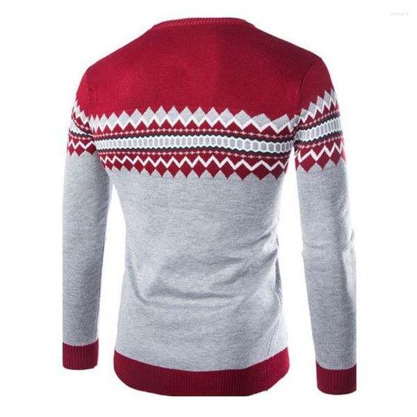 Erkek Sweaters Erkekler Gevşek Fit Sweater Sıradan Premium Kış Kış Klasik Müret