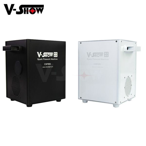 V-show 2 pezzi con macchina Mini 650W Cold Spark in cartone per effetto matrimonio