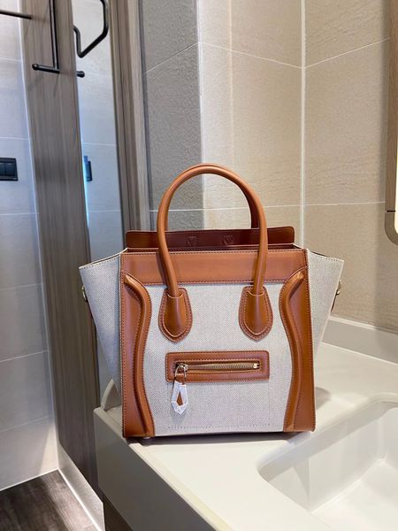Дизайнерская женская сумка Кожаная сумка со смайлом одинакового цвета Дизайнерская классическая цветная сумка Роскошная сумка на плечо Новая высококачественная ночная сумка Все сумки-тоут