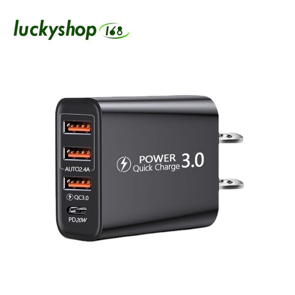 USB C Ladegerät USB Schnellladegerät Typ C Handy Ladegerät PD Quick Charge3.0 Power Adapter Für iPhone Xiaomi Samsung Huawei