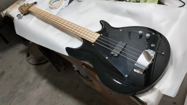 Özel 4 String Grabber II Stil Elektrik Bas Gitar 2009 Sınırlı Siyah