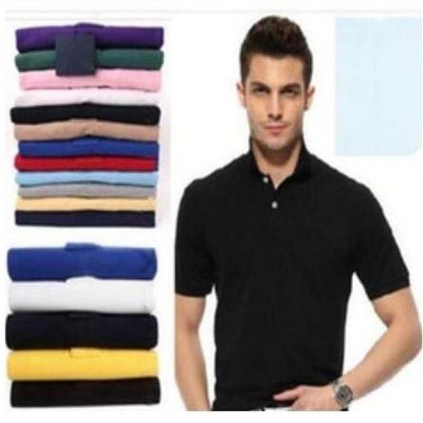 Chemise T-shirt petit cheval Crocodile broderie vêtements hommes tissu lettre polo t-shirt col t-shirt style décontracté t-shirt 209T