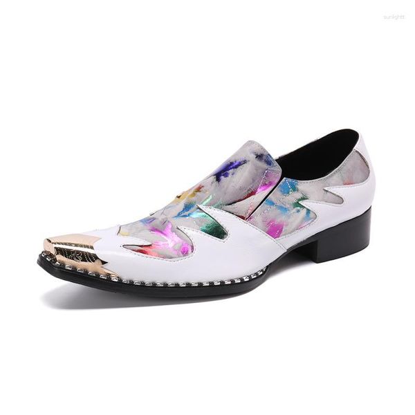 Kleid Schuhe Sommer Herren Luxus Casual Business Abend Party Männer Spitze Zehen Slip-On Nachtclub Bar Karriere Arbeit Größe 37-46