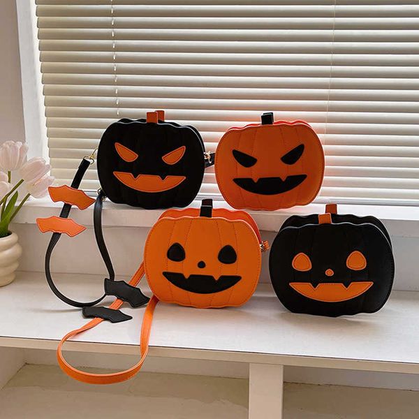 Umhängetaschen Neue Handtasche Lustiges Kürbisbrötchen Halloween Kleines Design Niedliche personalisierte kreative Tasche