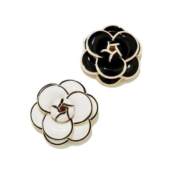 Pinos broches moda camélia flores jóias broches para mulheres camisola vestido lapela pinos roupas brooch280z