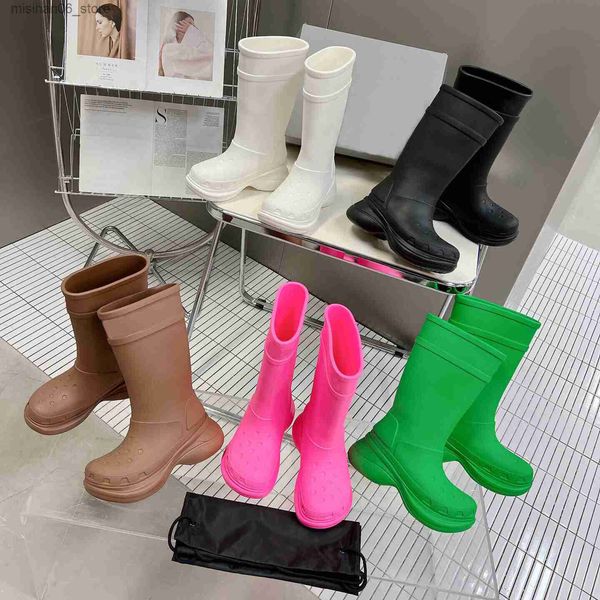 Botas Designer Botas Austrália Silhouette Ankle Boot Booties Stretch High Heel Sneaker Inverno Mulheres Sapatos Chelsea Motocicleta Equitação Mulher Q231012