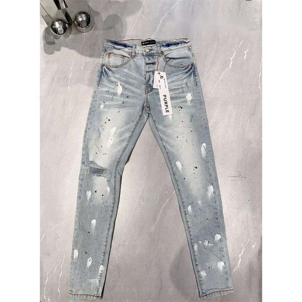 Mor marka kot tasarımcı kot pantolon erkek denim pantolon moda pantolon düz tasarım retro r rahat eşofmanlar mor kot tasarımcı aşağı ceketler kış saf pamuk