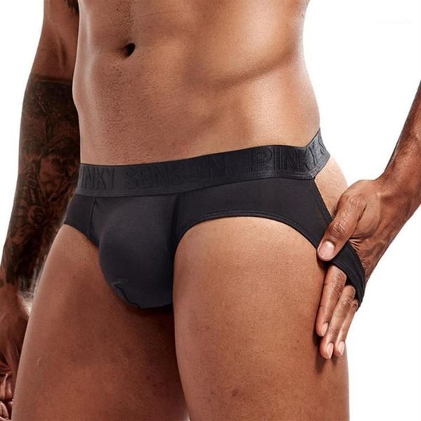 Cuecas masculinas jockstraps sem costas roupa interior pênis jock cinta homem tangas g-strings homens apertados jockstrap briefs bolsa convexa a30307u