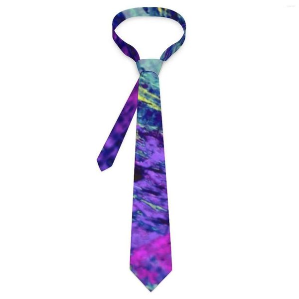 Gravatas borboletas tinta respingo gravata colorida impressão personalizada diy pescoço colar elegante para masculino uso diário acessórios de gravata
