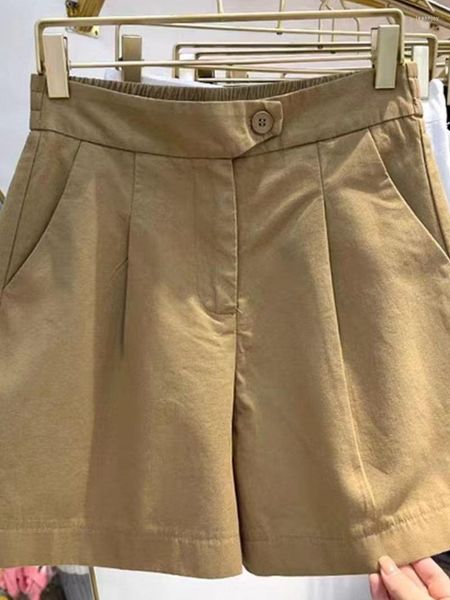 Shorts Pour Femmes Mince Décontracté 2023 Super Grand Taille Haute Mince Lâche A-ligne Jambe Large