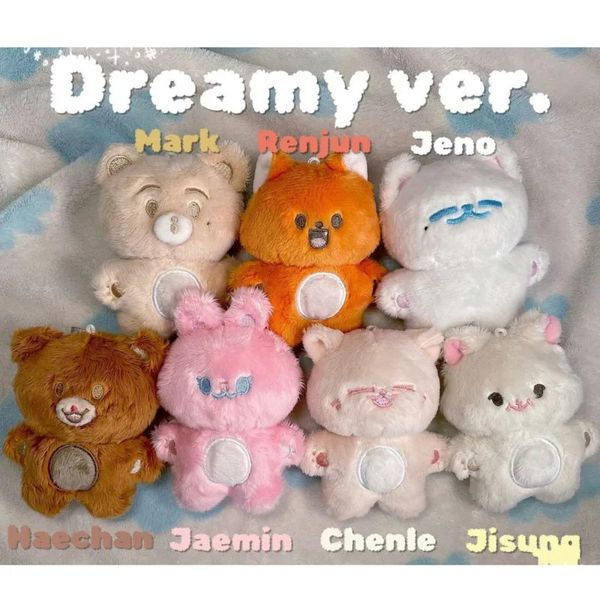 Plüsch-Schlüsselanhänger Dreamy Ver Plüsch Mark Renjun Jeno Haechan Jaemin Chenle Jisung Schlüsselanhänger Niedliche Puppe Spielzeug Schlüsselanhänger Tasche Anhänger Fans Sammlung Geschenk 231010