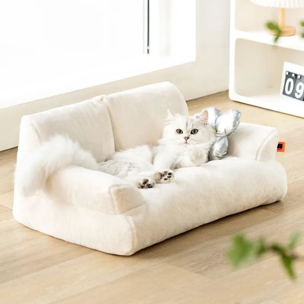 Camas para gatos Móveis Luxo Fofo Super Macio Casa para Gatinhos Ninho para Gato Artigos para Animais de Estimação Artigos Cama Sofá Móveis Espreguiçadeira Cães Gatos Cesta Casa Canil 231011