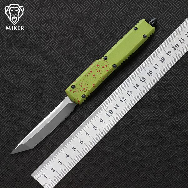 Frete grátis, lâmina de faca Miker: 7CR17, Handle: 6061-T6aluminum (CNC) .outdoor Camping Survival Knives EDC Tools, atacado