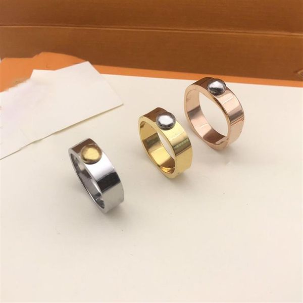 Anel de presente da moda para homens mulheres pedras unissex anéis homens mulheres joias 4 cores presentes acessórios o2762274