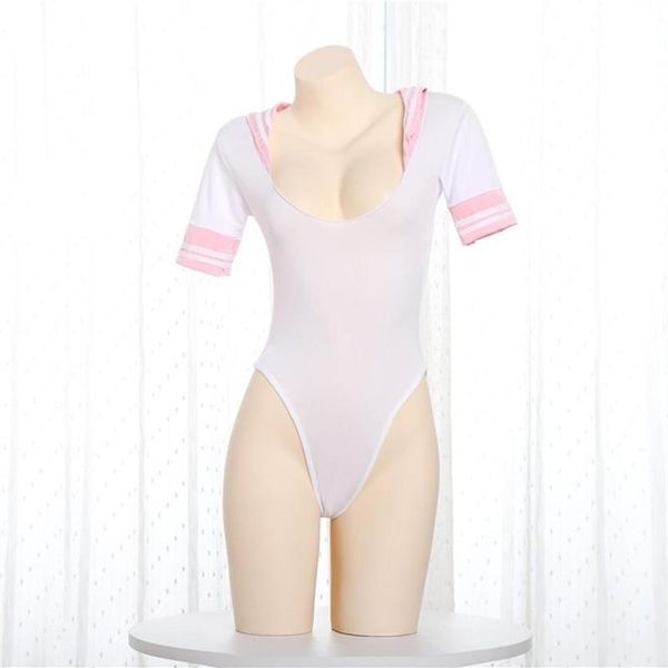 Um pedaço de maiô ver através de roupa interior de alta elasticidade transparente biquíni roupas sexuais babydoll sexy cosplay bodysuit sutiãs sets295n