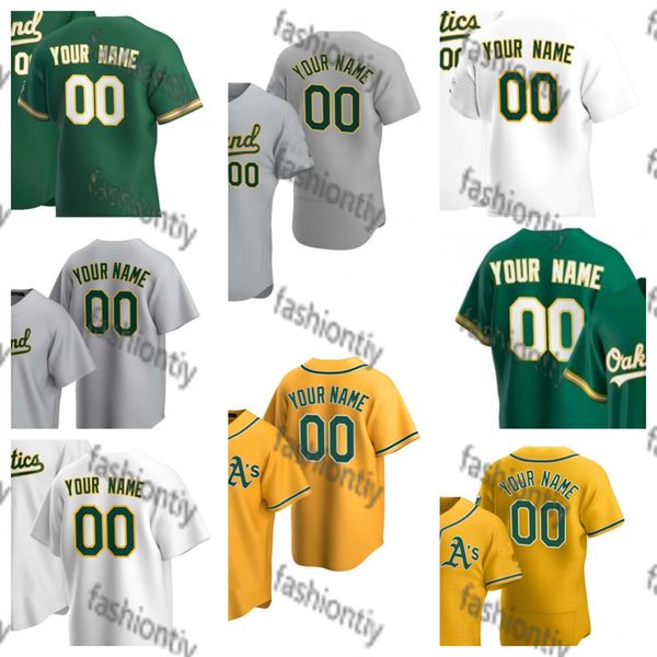 Maglie da baseball personalizzate 33 Jose Canseco Manny Pina Reggie Jackson 5 Kemp Rickey Henderson Jesus Aguilar Seth Brown Smith Diaz AllenCamicie per bambini