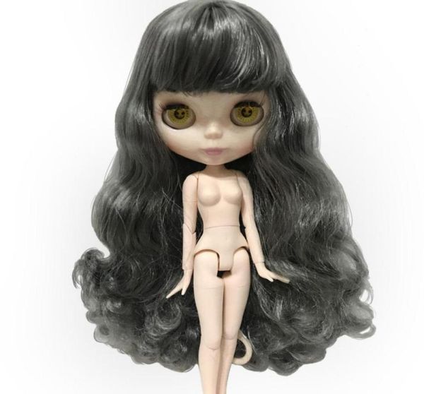 Blythe 17 action Doll Nude Dolls corpo cambia una varietà di stili ricci corti dritti colore dei capelli personalizzabile51225106181420