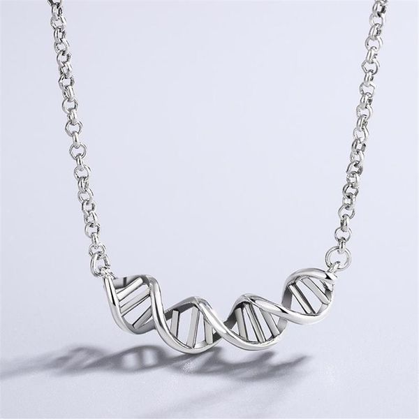 Catene VENTFILLE 925 Sterling Silver DNA ed Collana A Spirale Per Le Donne Personalità Alla Moda Regali Del Partito Dei Monili 2021 Drop273Z