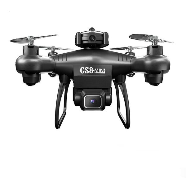 Neue CS8 Mini Drone 4K Dual Kamera HD Professionelle Hindernis Vermeidung 360 RC Weitwinkel Einstellbare ESC RC quadcopter Spielzeug