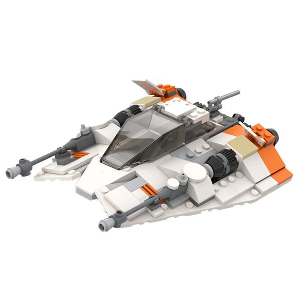 Transformationsspielzeug Roboter Eske Kouri MOC Bricks Plan Snowspeeder Snowfield T47 Flugzeug Minifig Version Baustein Edition Modell Spielzeug Geschenke Wars 231010