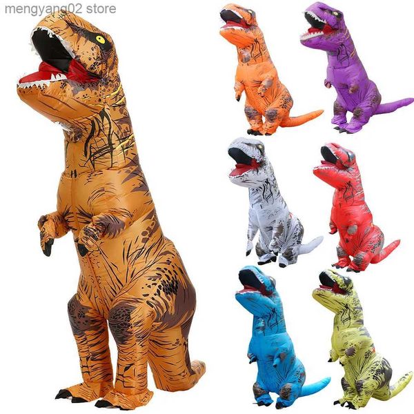 Tema Costume Tavolo per adulti Vieni Tyrannosaurus Rex Divertente abbigliamento fresco per Halloween Performance Party Arriva per uomo Donna T231011